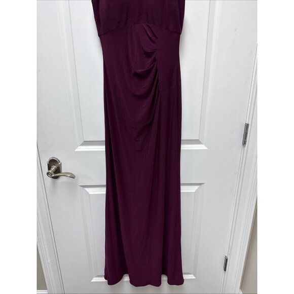 Betsy & Adam Womens Size 6 Halter Neck Rhinestone Straps Cocktail Gown Dress New - Picture 7 of 11
